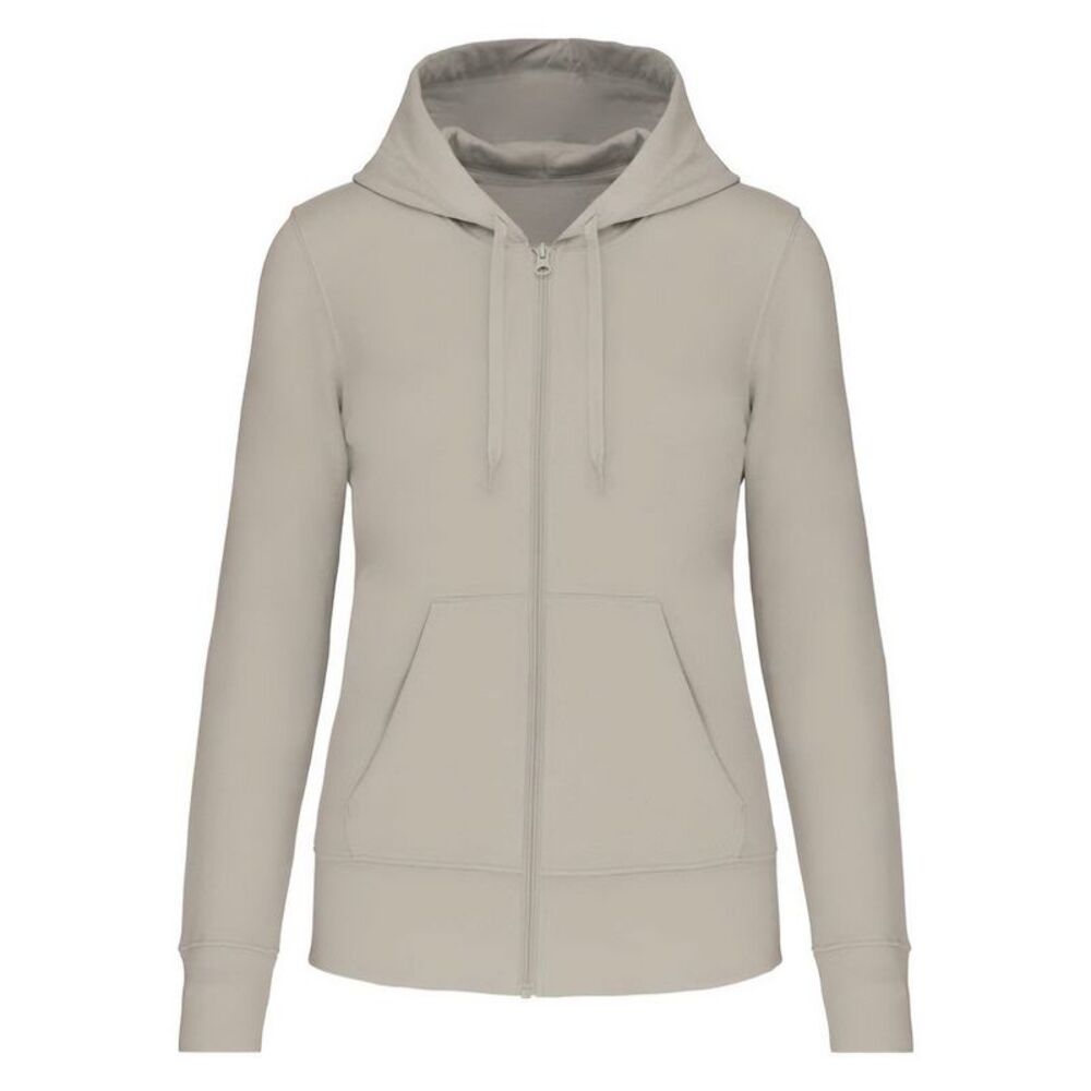 Kariban Womens/Ladies Eco Friendly Full Zip Hoodie / Clay